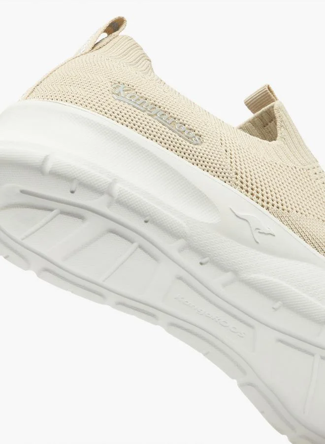 Kangaroos BEIGE Women Slip-On Sports Shoes for Women | Best Price UAE