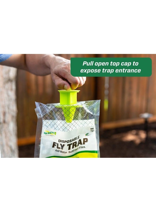 RESCUE Outdoor Disposable Hanging Fly Trap - 8 Traps - Image 3