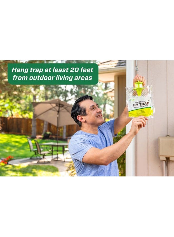 RESCUE Outdoor Disposable Hanging Fly Trap - 8 Traps - Image 5