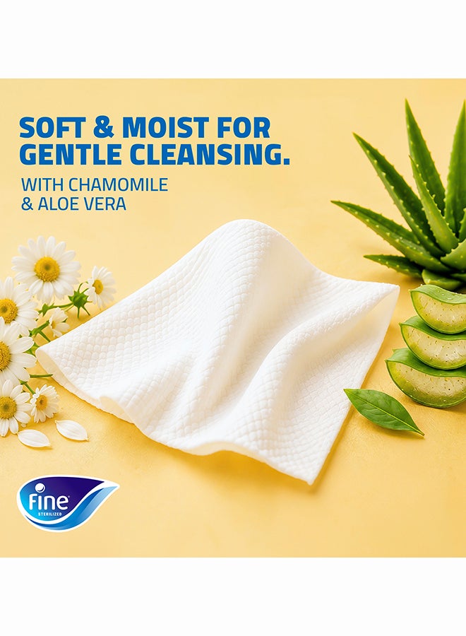 Fine Baby Baby All Body Wipes 72 Wipes - Image 3