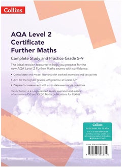 AQA Level 2 Certificate Further Maths Complete Study and Practice (5-9)  - Image 2