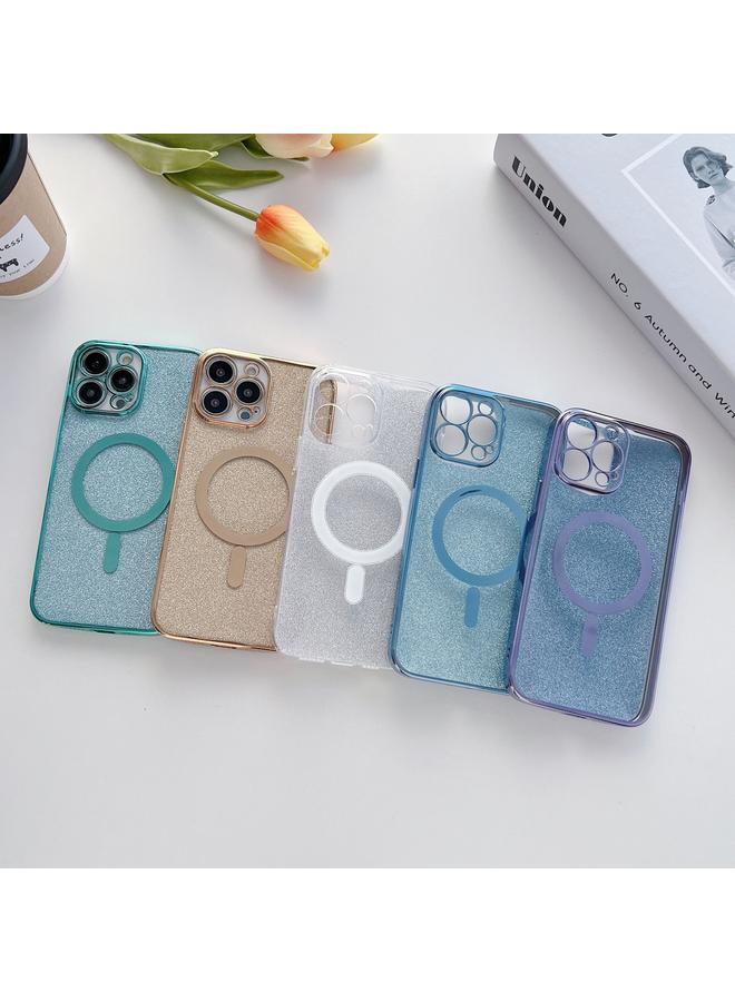 اس-توب جراب هاتف iPhone 14 مطلي بماج سيف لامع - Image 3