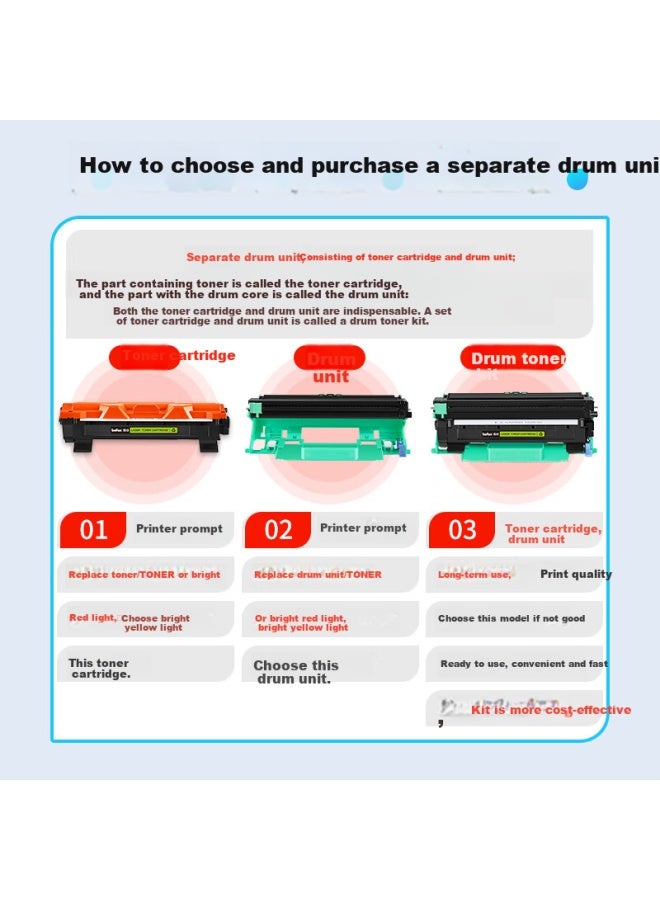 Befon Tn118 Toner Cartridge Compatible With Brother Dcp-L1638W Hl-L1238W Hl-L1228 Hl-L1808W Dcp-L1628 Dcp-L1848W Printer Ink Cartridge - Image 2