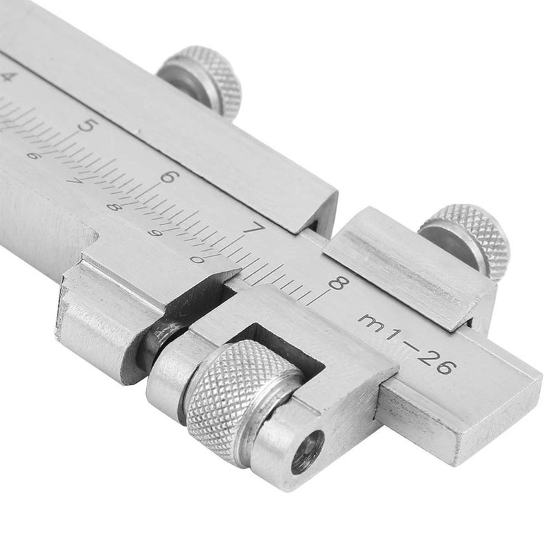 M1 26 Gear Tooth Vernier Caliper with Carbide Tips 0 03mm Resolution - Image 3