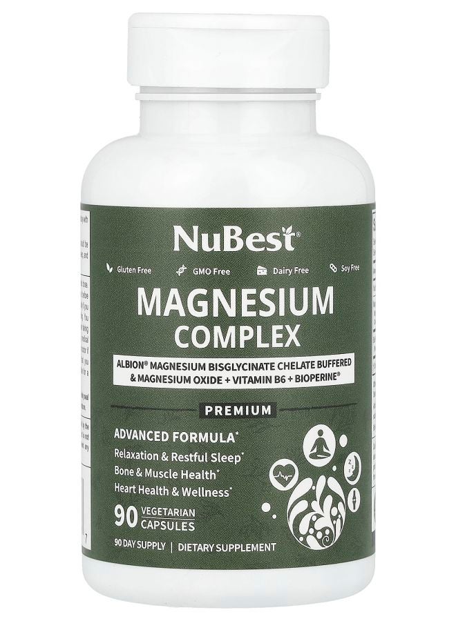 NuBest Magnesium Complex 90 Vegetarian Capsules
