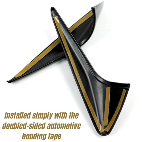 Qlhshop Side Camera Cover HW4.0 Indicator Protection Cover Carbon Fiber Trim Exterior Decorations for 2024 Tesla Model 3 Highland Accessories - Cuztom Tuning Gifts for Tesla Owners, 1 Pair - Image 5