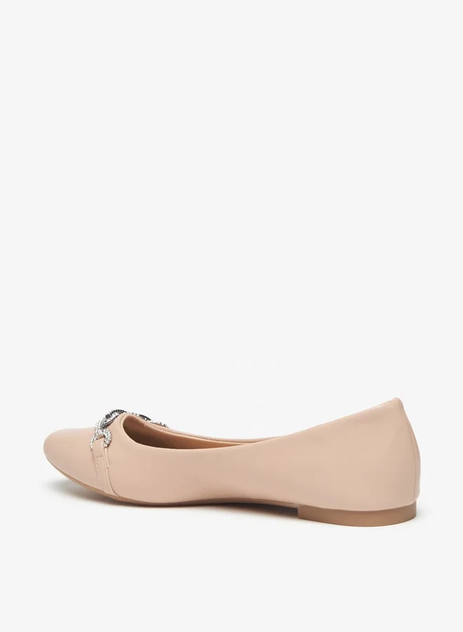 فلورا بيلا Women's Embellished Slip-On Ballerina Shoes