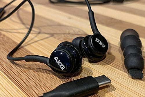 Petories Original Samsung AKG Earbuds USB Type C in-Ear Earbud Headphones with Remote & Mic for Galaxy A53 5G, S22, S21 FE, S20 Ultra, Note 10, S10 Plus - Braided - Includes Rubber Pouch (AKG + Red Pouch) - Image 4