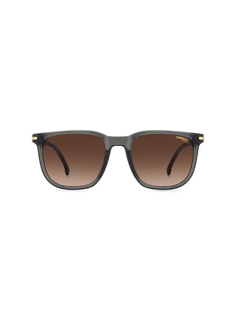 Carrera نظارة شمسية مربعة للجنسين ذات حماية من الأشعة فوق البنفسجية - Carrera 300/S Gray 54 - مقاس العدسة: 54 ملم  - Image 3