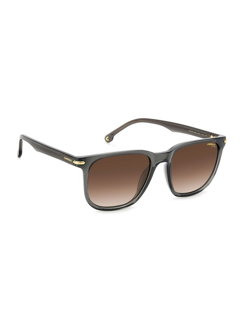 Carrera نظارة شمسية مربعة للجنسين ذات حماية من الأشعة فوق البنفسجية - Carrera 300/S Gray 54 - مقاس العدسة: 54 ملم  - Image 2
