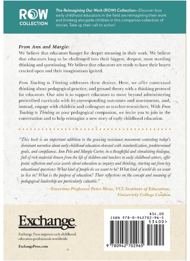 Exchange Press From Teaching to Thinking: A Pedagogy for Reimagining Our Work  - Image 2