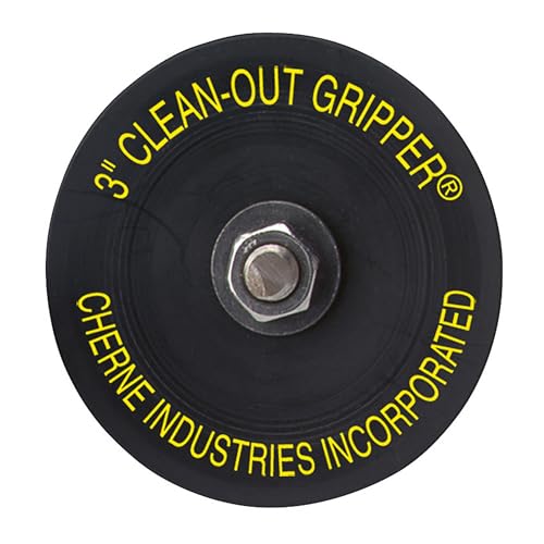 Cherne 270178 Gripper 3 in. Black Mechanical Clean Out Plug - Image 2