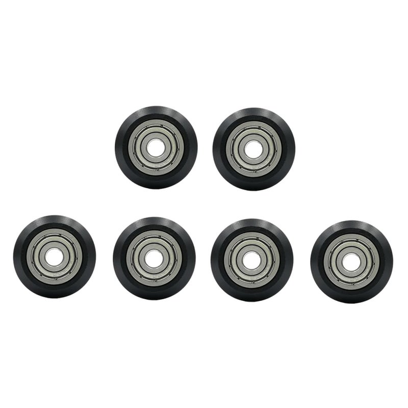 3D Printer Plastic Pulley Set 6 Pcs Large Model Internal Lubrication Silent Operation Precision Printing Sturdy Material - Image 1