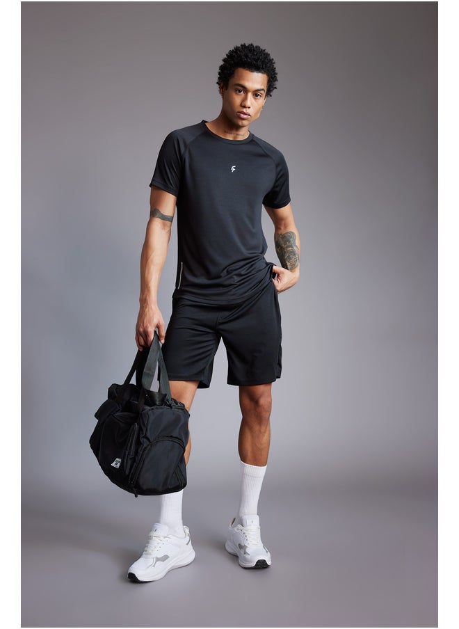 DeFacto - Man Slim Fit Crew Neck Short Sleeve Knitted T-Shirt - Image 1