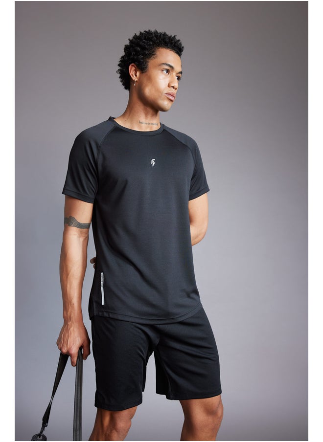 DeFacto - Man Slim Fit Crew Neck Short Sleeve Knitted T-Shirt - Image 1