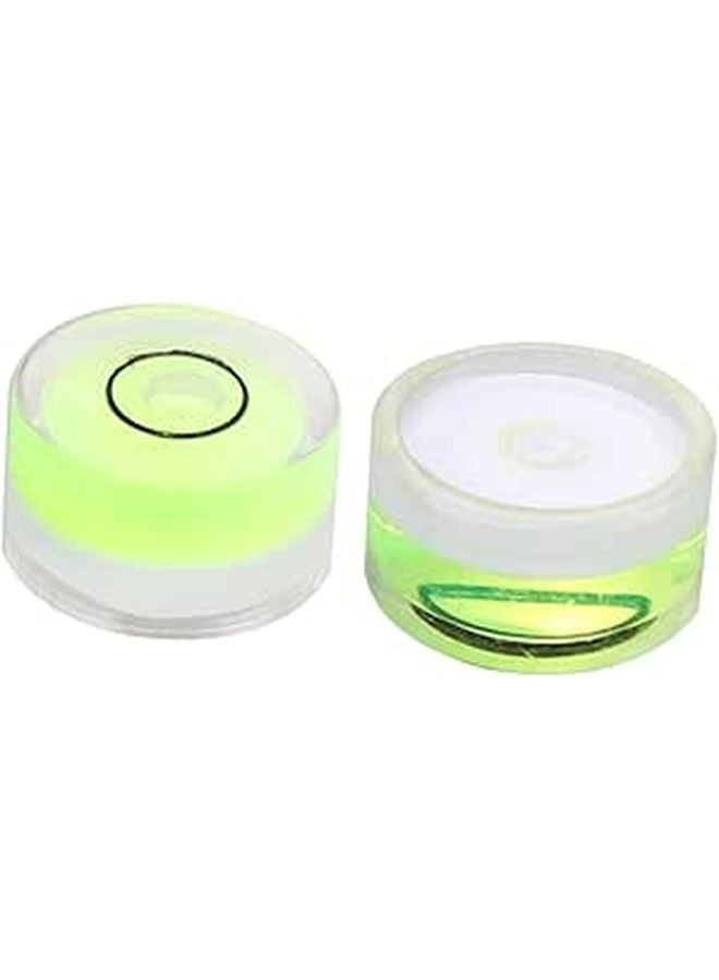 16 Pcs Green Circular Bubble Gauge Spirit Level Indicator 15x8mm Universal Tool - Image 1