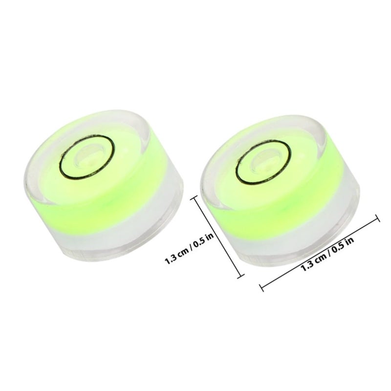 16 Pcs Green Circular Bubble Gauge Spirit Level Indicator 15x8mm Universal Tool - Image 3