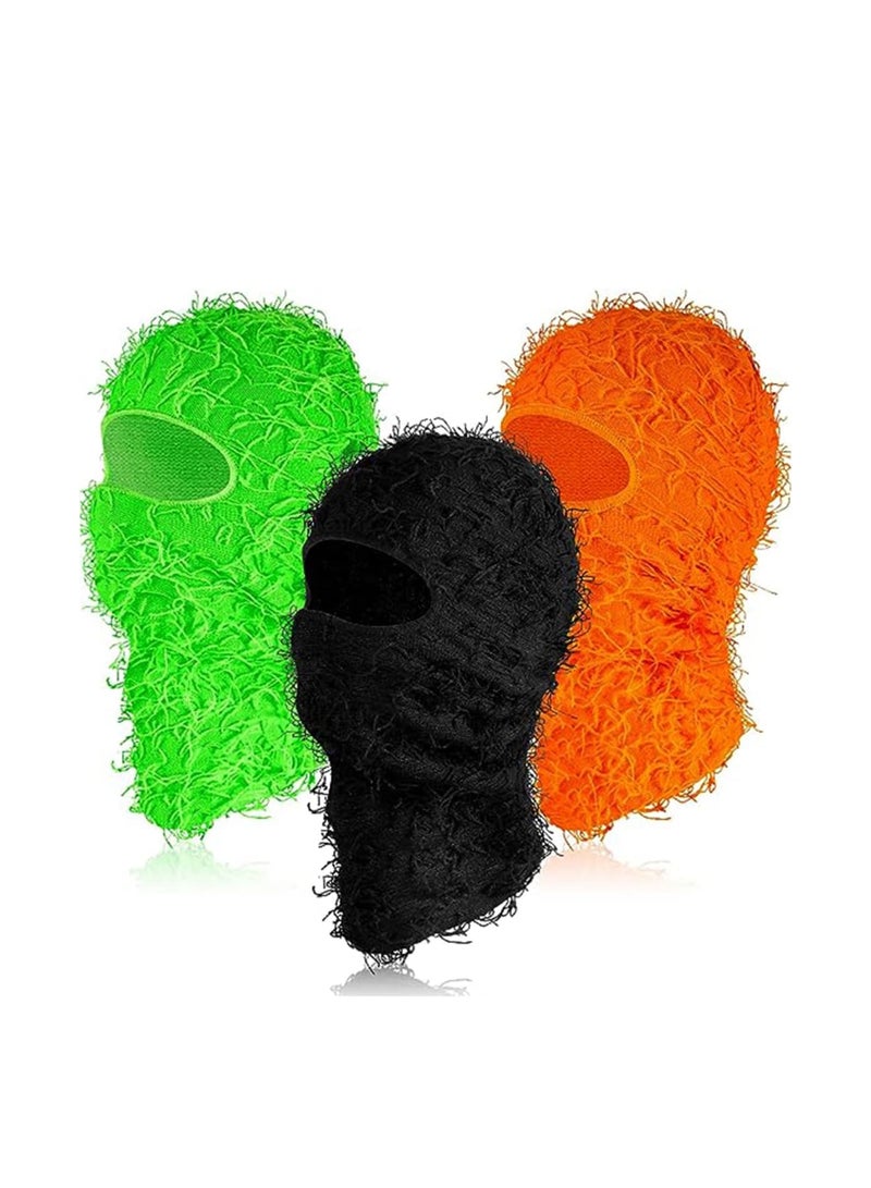 SYOSI Balaclava Ski Mask, Full Face Mask, Windproof Face Cover Sun UV Protection, Thermal Windproof Winter Scarf, Men Women Outdoor Sport Cycling Cap 3PCS - Image 1