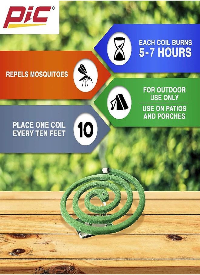 PIC PIC C-4-12 Mosquito Repellent Coils (4 Pack), Brown/A  - Image 3