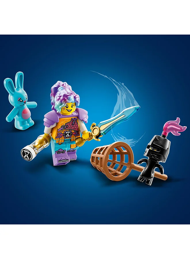 ليغو مجموعة ألعاب البناء DREAMZzz Izzie وBunchu the Bunny 71453؛ تتميز بنسختين من Bunchu the Bunny، وGrimspawn وIzzie Minifigure؛ هدية للأطفال من سن 7 سنوات فما فوق مع Big Imaginations (259 قطعة)