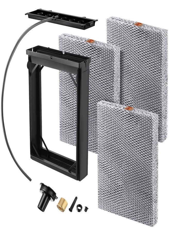 Enhon 3 Pcs Humidifier Maintenance Kit with Model No. 35 Filter Panel, All Aluminum Humidity System Replacement Filter Compatible with AprilAire 4839 Whole Home Humidifier Model 600, 600A,600M Parts - Image 1