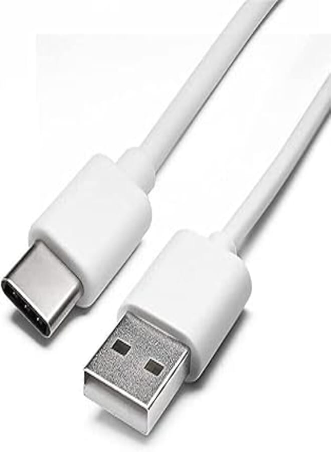 Keendex kx 2519 type-c charging & data sync cable, 1.2 meters - white