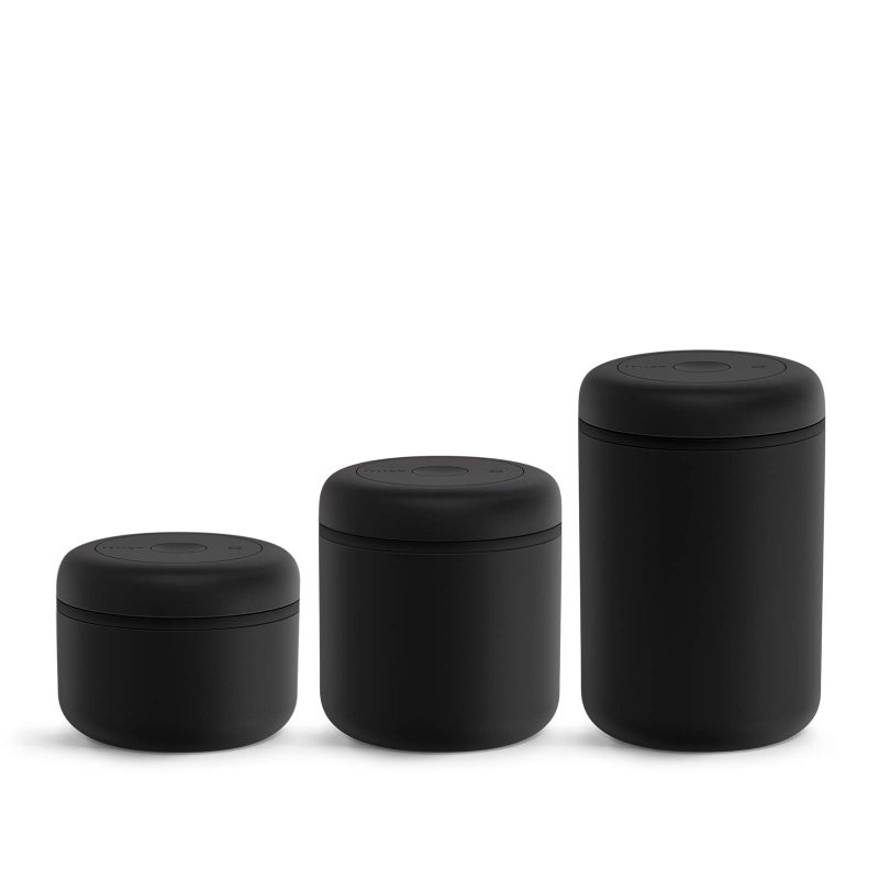 Fellow Atmos Vacuum Coffee Canister & Food Storage Container - 0.7 Liter Canister holds up to 11 oz of Coffee Beans - Airtight Food Storage Containers - Coffee Containers - 0.7 Liter - Matte Black - Image 2
