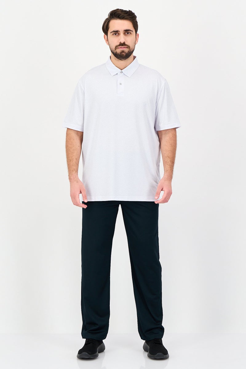 Greg Norman Men Sportswear Fit Short Sleeve Outdoor Polo Shirt, White - Image 4