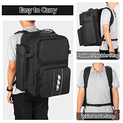 GOBUROS RC Backpack for 1/10 Car, RC Storage Bag with Multi Pockets for Tools and Other Accessories, Easy Carrying with Adjustable Shoulder Strap (Patent Design) - Image 5