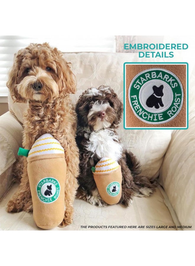 Haute Diggity Dog Haute Diggity Dog Starbarks Frappawcino, Plush Designer Dog Toys with Interactive Squeaker, Stimulating Pet Enrichment, Machine-Washable & Safe Materials for All Breeds, Size Small - Image 2