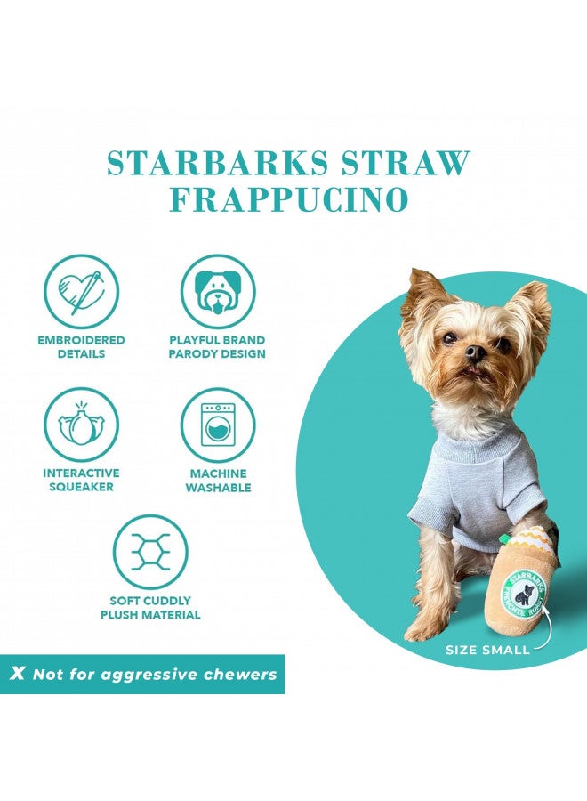 Haute Diggity Dog Haute Diggity Dog Starbarks Frappawcino, Plush Designer Dog Toys with Interactive Squeaker, Stimulating Pet Enrichment, Machine-Washable & Safe Materials for All Breeds, Size Small - Image 3