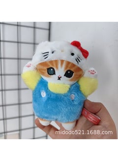 Shark Cat collaboration - Blue overalls KT about 10cm