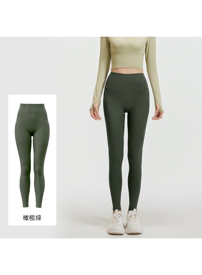 Yoga Pants For Women High Waist Elastic Hip Lift Fitness Leggings Soft Naked Feel GYM Clothes Workout Running Tights  - Image 1