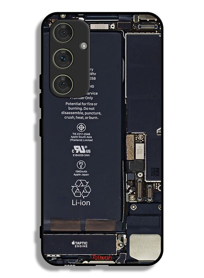 Tolwak Samsung Galaxy A54 5G Protective Case Cover Phone Circuit Pattern - Image 1