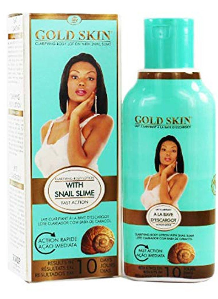 gold skin Gold Skin Clarifying Body Lotion With Snail Slime 450ml  - Image 4