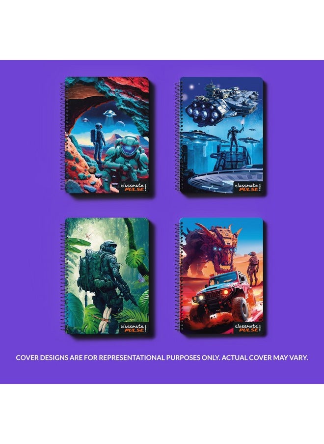 classmate Classmate Pulse 6 Subject 3D Spiral Notebooks - Single Line, 300 Pages, 297mm*210mm  - Image 3