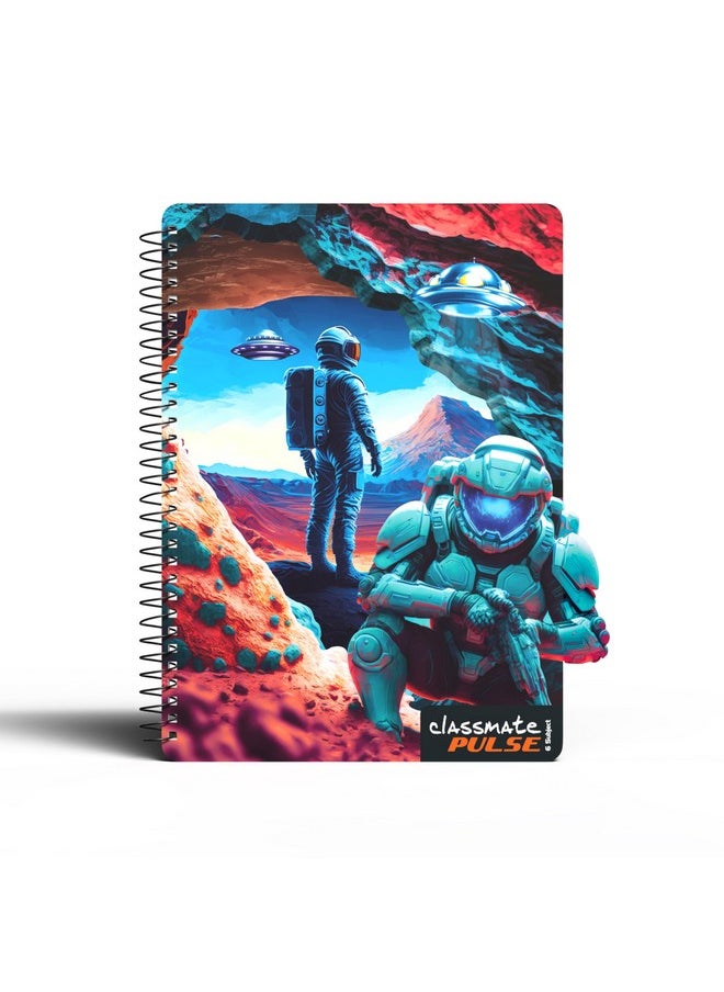 classmate Classmate Pulse 6 Subject 3D Spiral Notebooks - Single Line, 300 Pages, 297mm*210mm  - Image 1