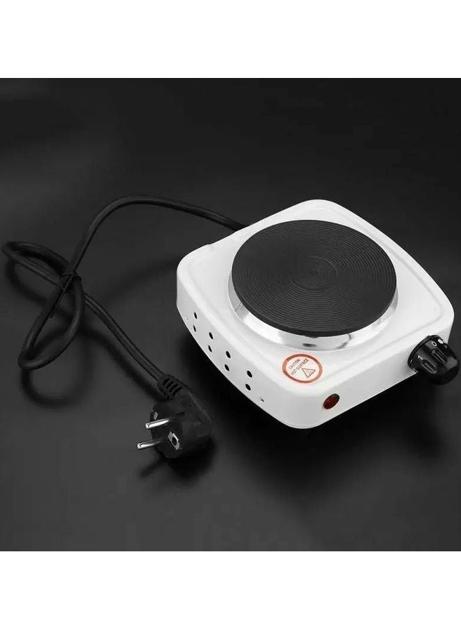 Hot Plate 1000W 1 Burner Electric Plate Heater with Non-Stick Coating and Overheat Protection - Image 3