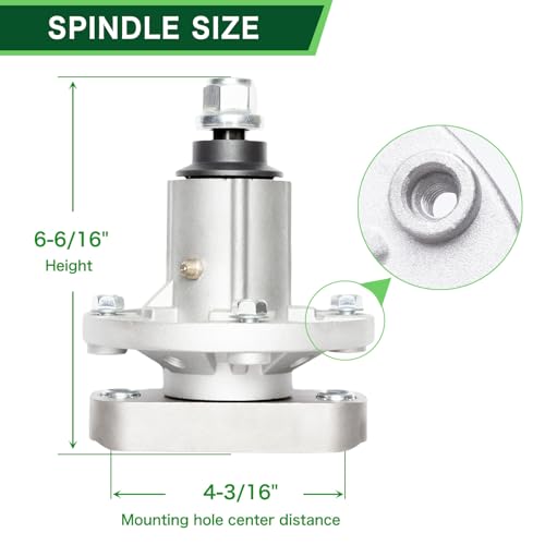 TENGMUJX GY20050 GY20785 Spindle Assembly 42" 48" Mower Deck Fit for John Deere L100 L110 L107 L120 L108 L118 L130 Lawn Mower 2 Pack - Image 2