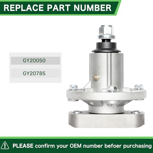 TENGMUJX GY20050 GY20785 Spindle Assembly 42" 48" Mower Deck Fit for John Deere L100 L110 L107 L120 L108 L118 L130 Lawn Mower 2 Pack - Image 3