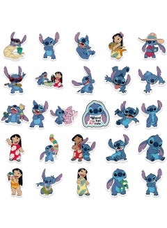 Mr. Penda 51Pcs Blue Stickers Cartoon Anime Stickers, Laptop Computer, Bedroom, Wardrobe, Car, Skateboard, Motorcycle Bicycle, Mobile Phone, Luggage, Guitar DIY Decal  - Image 3