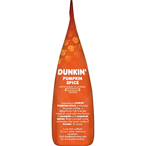 Dunkin Donuts Dunkin' Pumpkin Spice Flavored Ground Coffee, 11 Ounces - Image 5