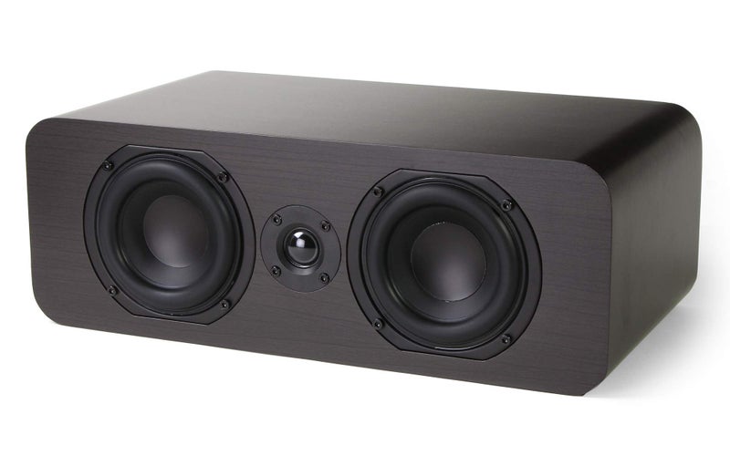 Micca RB42-C Premium Center Channel Bookshelf Speaker with Dual 4-Inch Woofers and Silk Tweeter, Clearer Dialogue for Home Theater Surround Sound Systems, Single, Dark Walnut - Image 3