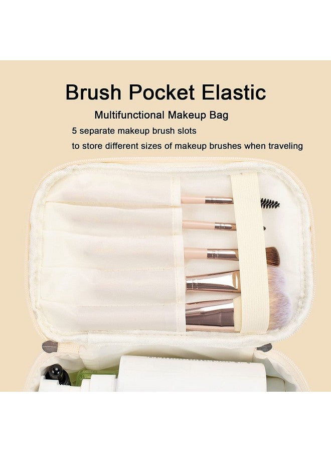 BABIES BLOOM Portable Cosmetic Makeup Organiser Bag | Waterproof Travel Cosmetic Organizer Toiletry Storage Kit (Pink) - Image 5
