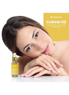 Honeyskin Cuticle Oil For Nails With Manuka Oil - Essential Oil For Nail Strengthener And Growth - Nail Oil Cuticle For Nail Treatment For Damaged Nails And Cuticle Softener For Nails - 2 Fl Oz  - Image 4