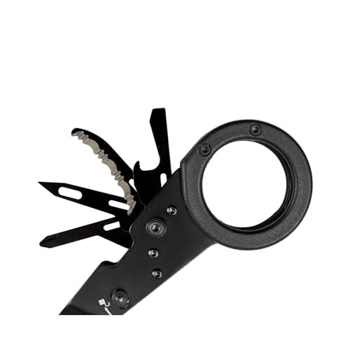 SOG ParaShears Lightweight Backcountry Stainless Steel Multi-Tool, 11 Tools | Compound Leverage Technology, Black - Image 2