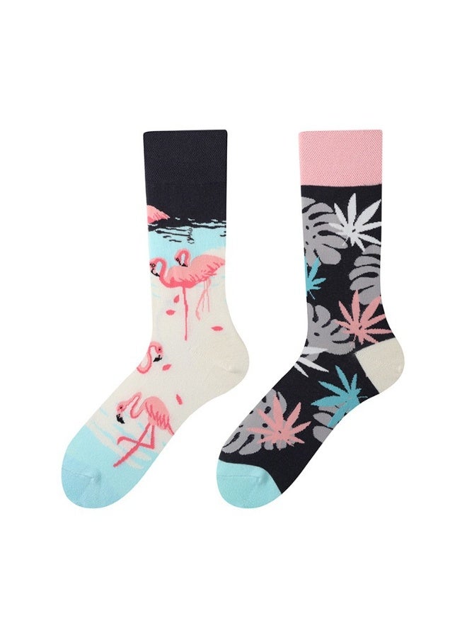 KUYING Fashion Anti Slip Breathable Sports Socks Three Piece Set 