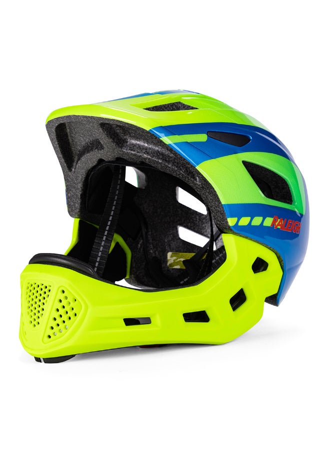 Raleigh Protective Fullface Riding Helmet With Rear Light - Image 2