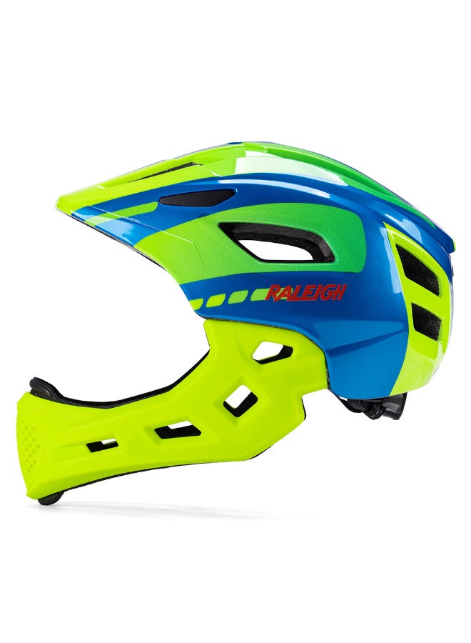 Raleigh Protective Fullface Riding Helmet With Rear Light - Image 3