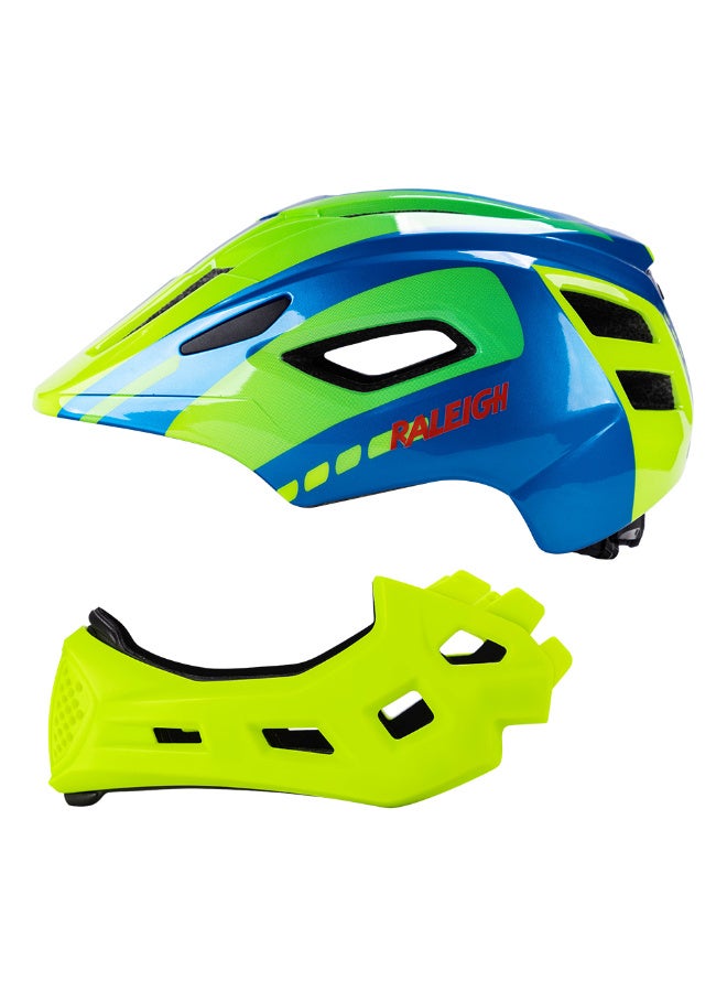 Raleigh Protective Fullface Riding Helmet With Rear Light - Image 4